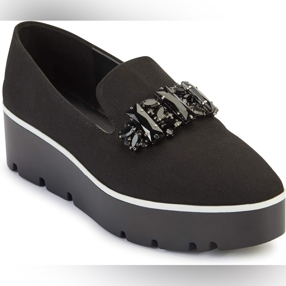 Karle Lagerfeld, Paris embellished platform loafers